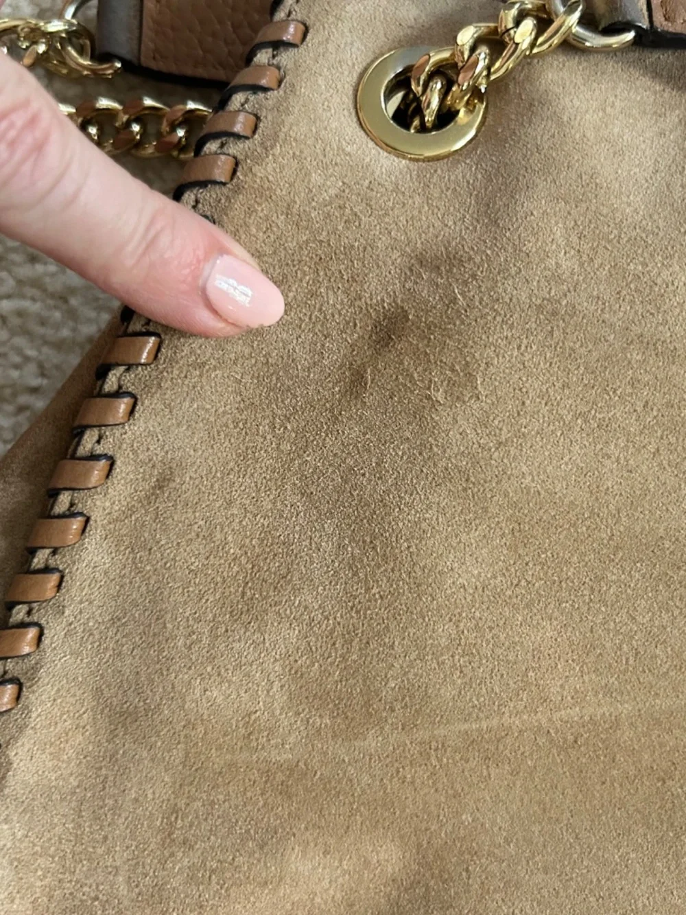 Michael Kors suede bag